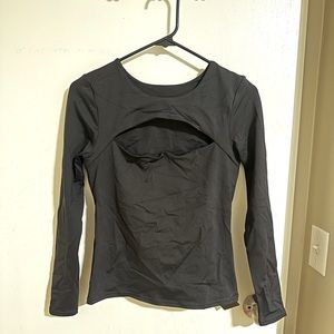 Black Milk Long Sleeve Keyhole Shirt